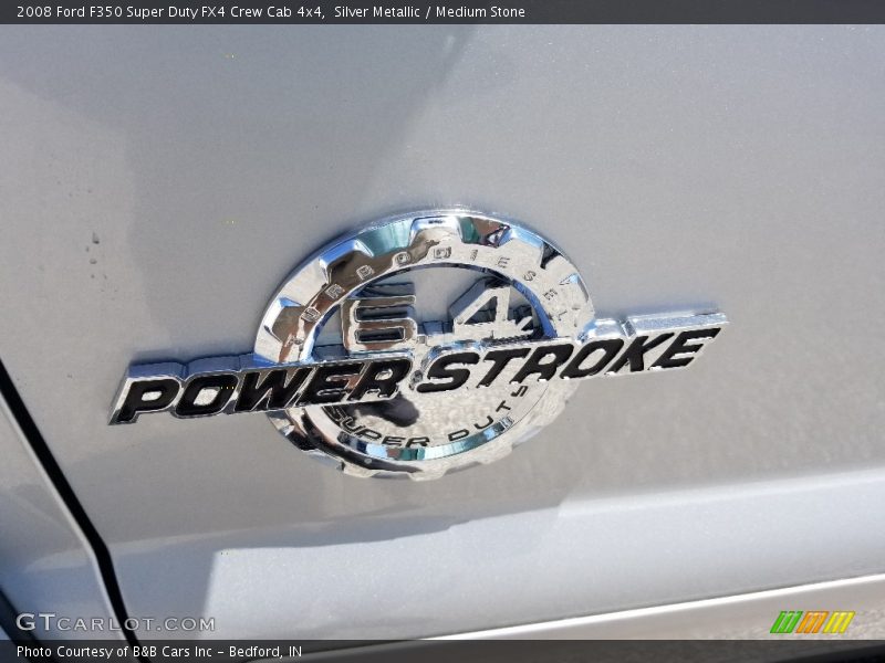 Silver Metallic / Medium Stone 2008 Ford F350 Super Duty FX4 Crew Cab 4x4