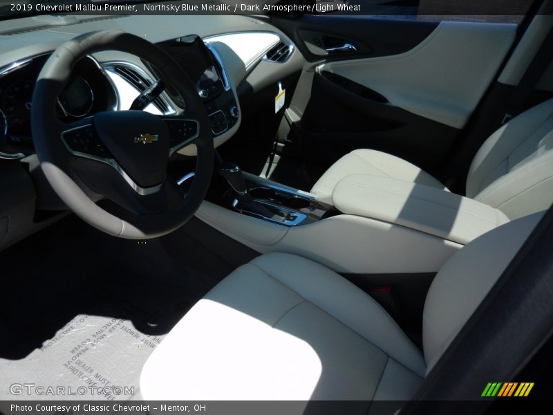 Northsky Blue Metallic / Dark Atmosphere/Light Wheat 2019 Chevrolet Malibu Premier