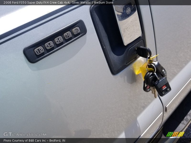 Silver Metallic / Medium Stone 2008 Ford F350 Super Duty FX4 Crew Cab 4x4