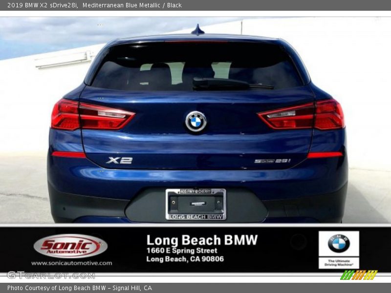 Mediterranean Blue Metallic / Black 2019 BMW X2 sDrive28i