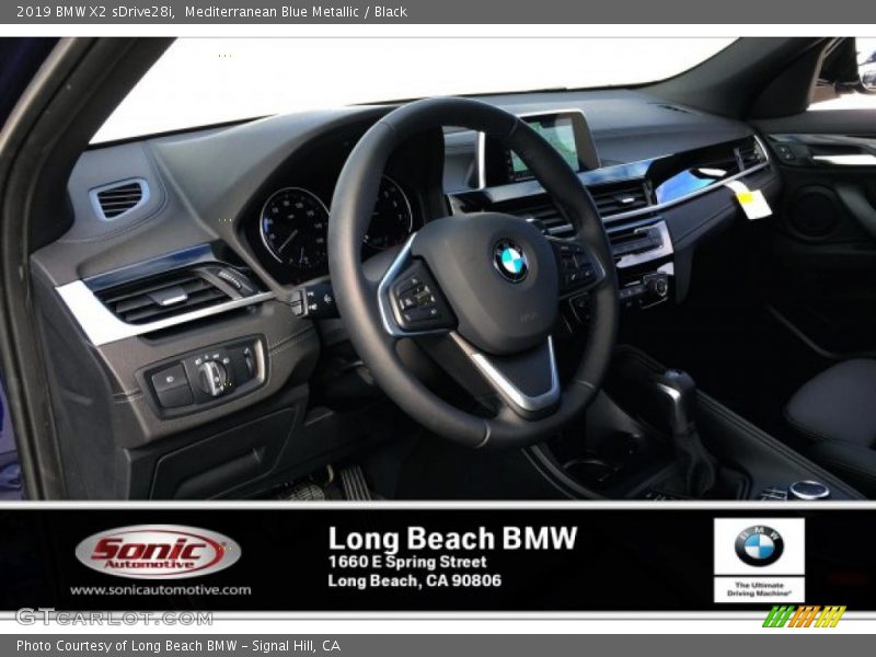 Mediterranean Blue Metallic / Black 2019 BMW X2 sDrive28i