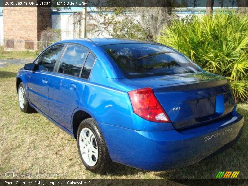 Pacific Blue / Gray 2005 Saturn ION 2 Sedan