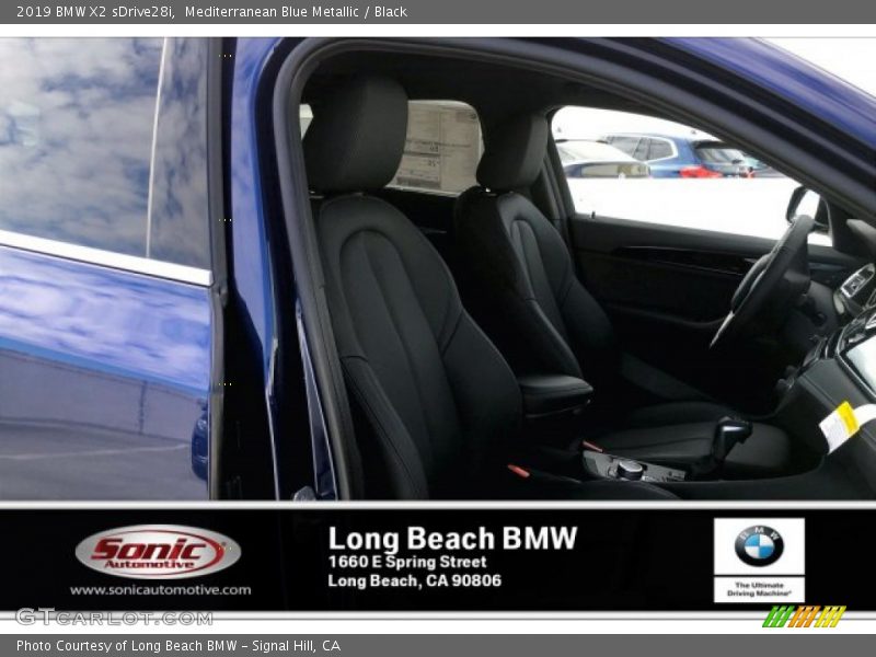 Mediterranean Blue Metallic / Black 2019 BMW X2 sDrive28i
