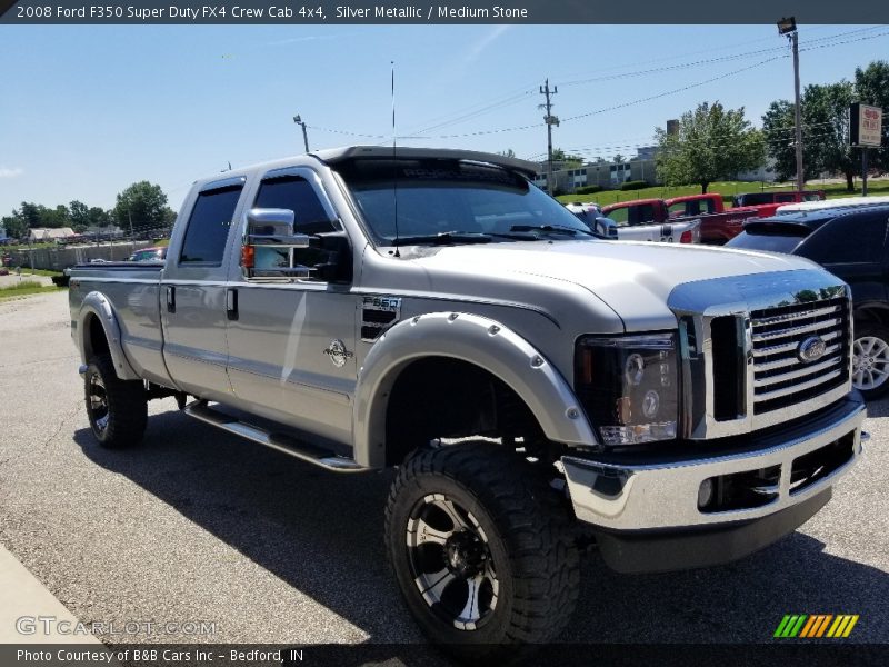Silver Metallic / Medium Stone 2008 Ford F350 Super Duty FX4 Crew Cab 4x4