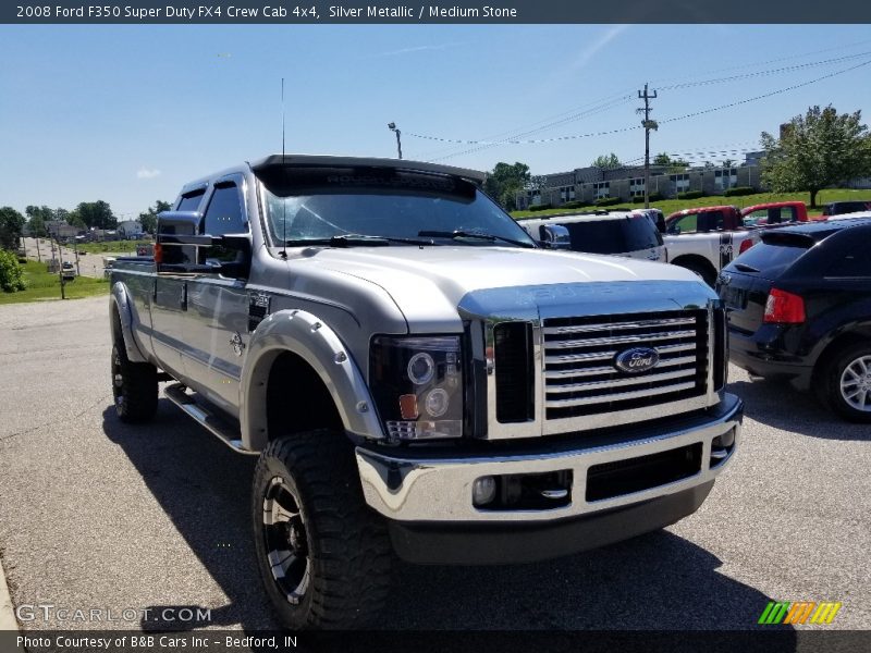 Silver Metallic / Medium Stone 2008 Ford F350 Super Duty FX4 Crew Cab 4x4