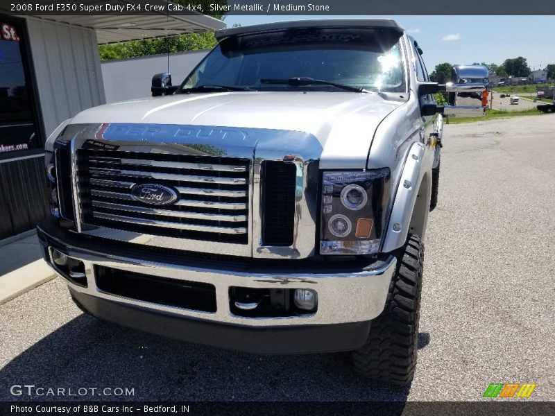 Silver Metallic / Medium Stone 2008 Ford F350 Super Duty FX4 Crew Cab 4x4