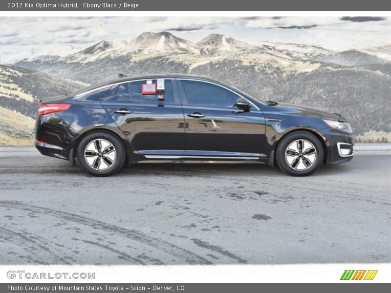 Ebony Black / Beige 2012 Kia Optima Hybrid