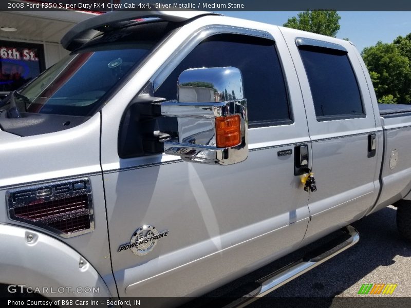 Silver Metallic / Medium Stone 2008 Ford F350 Super Duty FX4 Crew Cab 4x4