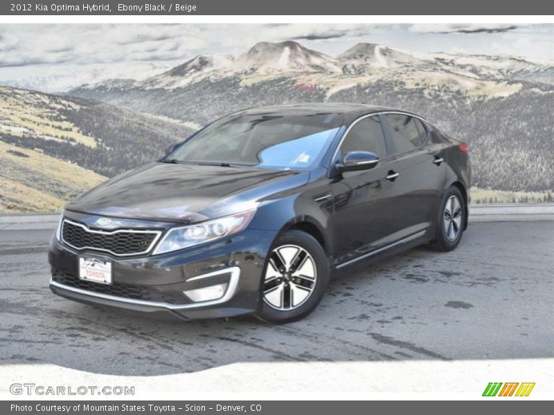 Ebony Black / Beige 2012 Kia Optima Hybrid