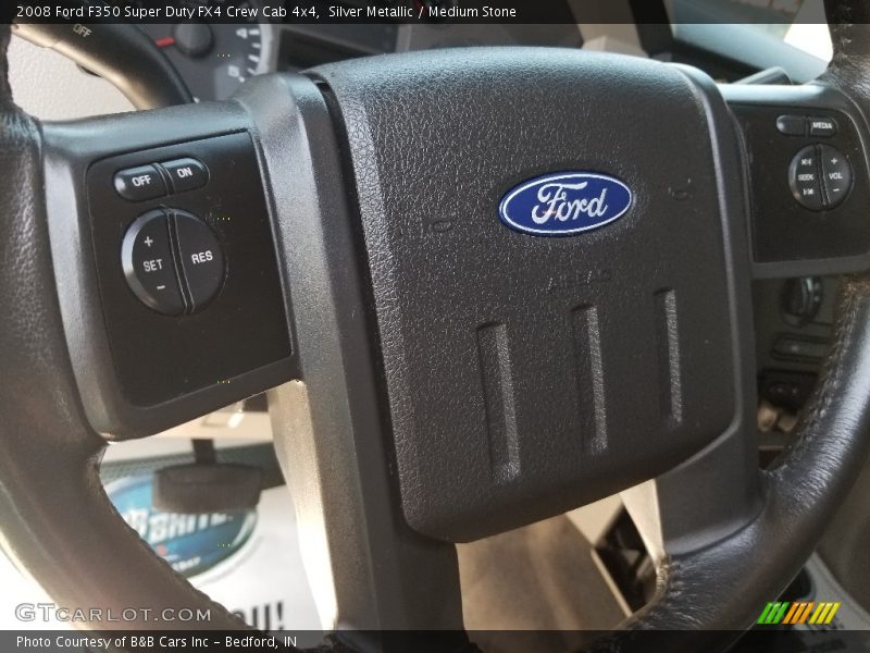Silver Metallic / Medium Stone 2008 Ford F350 Super Duty FX4 Crew Cab 4x4