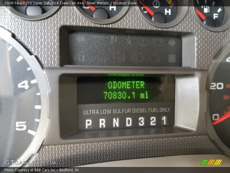 Silver Metallic / Medium Stone 2008 Ford F350 Super Duty FX4 Crew Cab 4x4