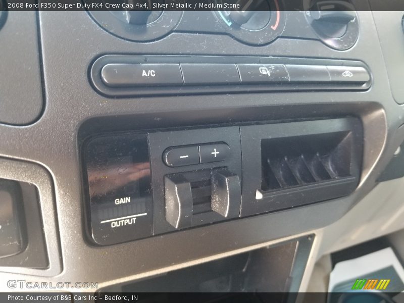 Silver Metallic / Medium Stone 2008 Ford F350 Super Duty FX4 Crew Cab 4x4
