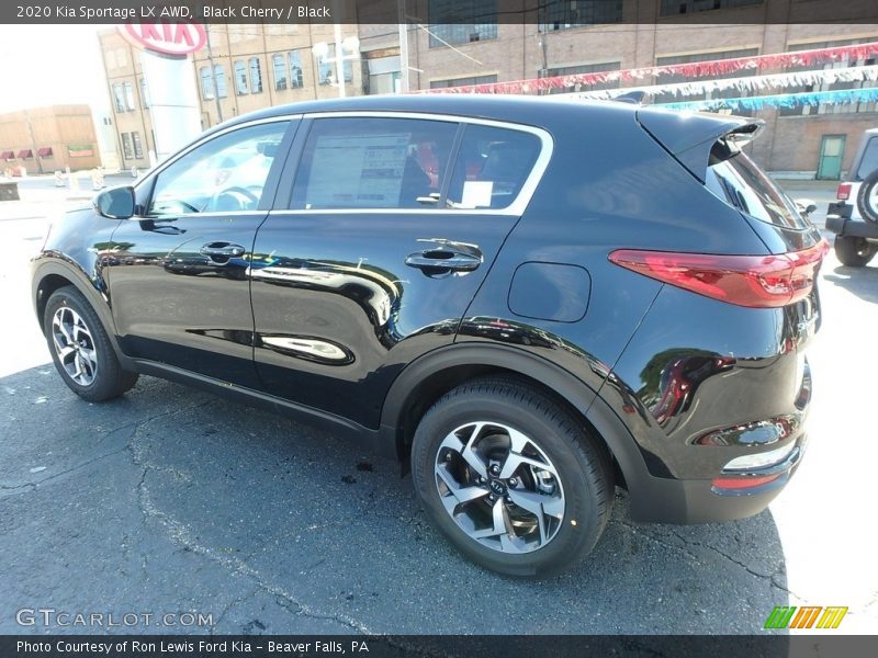 Black Cherry / Black 2020 Kia Sportage LX AWD