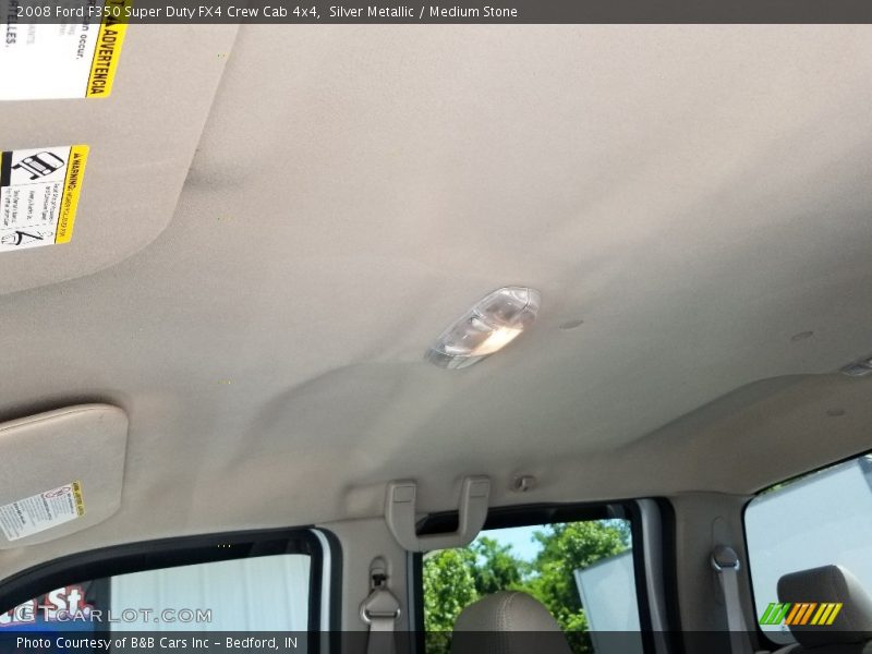 Silver Metallic / Medium Stone 2008 Ford F350 Super Duty FX4 Crew Cab 4x4