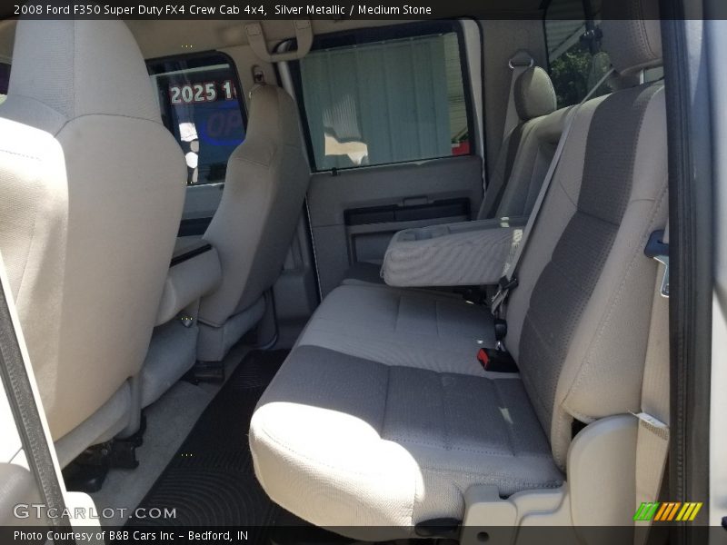 Silver Metallic / Medium Stone 2008 Ford F350 Super Duty FX4 Crew Cab 4x4