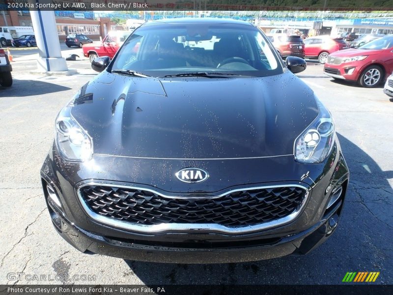 Black Cherry / Black 2020 Kia Sportage LX AWD