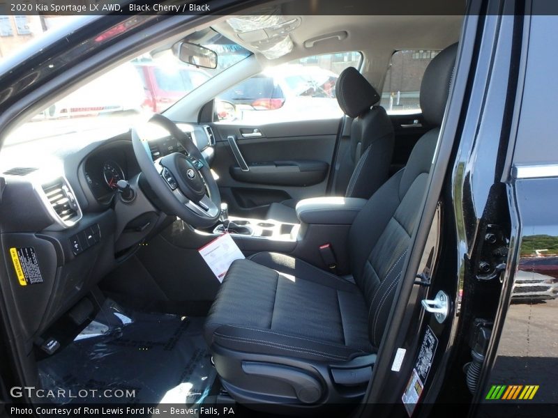 Front Seat of 2020 Sportage LX AWD