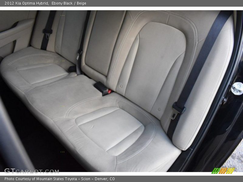 Ebony Black / Beige 2012 Kia Optima Hybrid