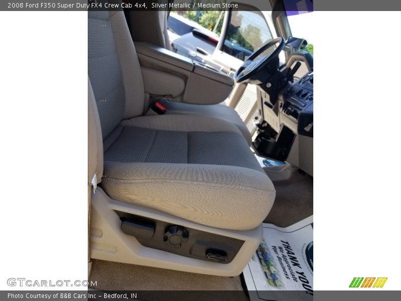 Silver Metallic / Medium Stone 2008 Ford F350 Super Duty FX4 Crew Cab 4x4