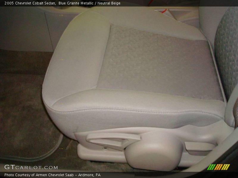 Blue Granite Metallic / Neutral Beige 2005 Chevrolet Cobalt Sedan