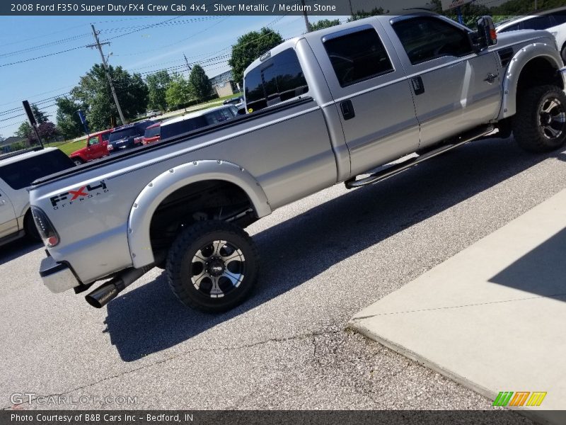 Silver Metallic / Medium Stone 2008 Ford F350 Super Duty FX4 Crew Cab 4x4