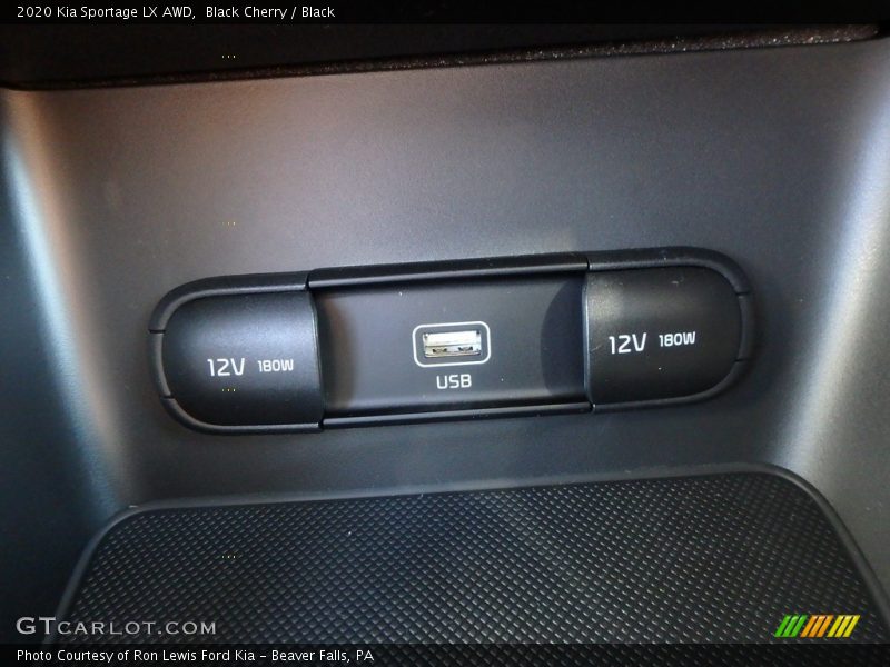 Black Cherry / Black 2020 Kia Sportage LX AWD