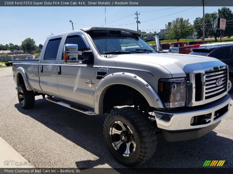 Silver Metallic / Medium Stone 2008 Ford F350 Super Duty FX4 Crew Cab 4x4