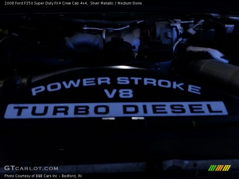 Silver Metallic / Medium Stone 2008 Ford F350 Super Duty FX4 Crew Cab 4x4