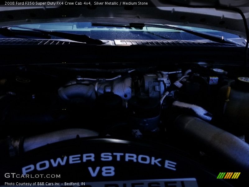 Silver Metallic / Medium Stone 2008 Ford F350 Super Duty FX4 Crew Cab 4x4