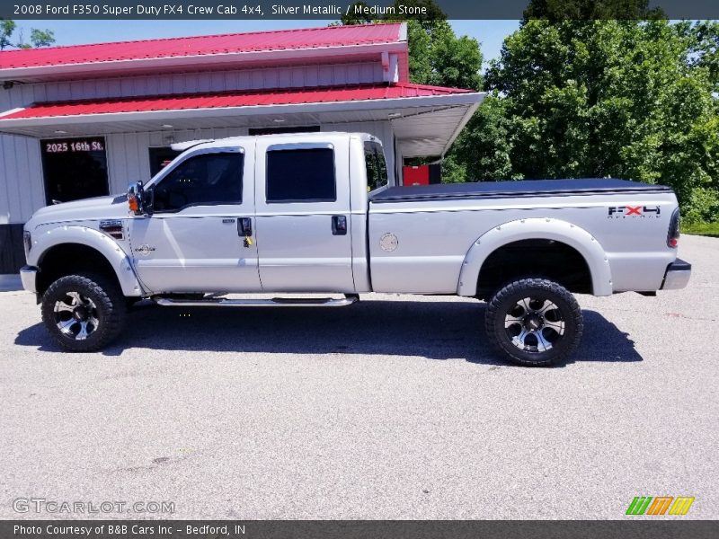 Silver Metallic / Medium Stone 2008 Ford F350 Super Duty FX4 Crew Cab 4x4