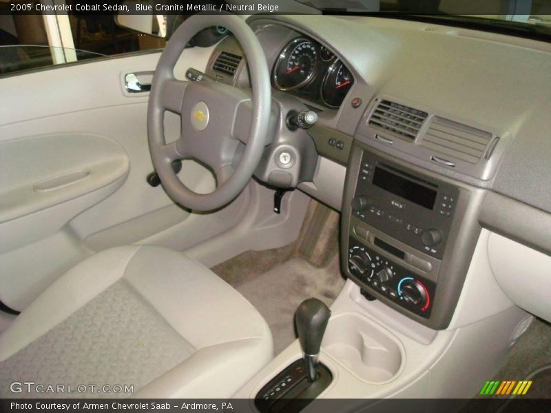 Blue Granite Metallic / Neutral Beige 2005 Chevrolet Cobalt Sedan