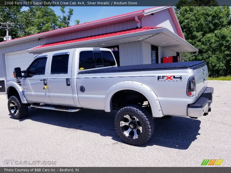 Silver Metallic / Medium Stone 2008 Ford F350 Super Duty FX4 Crew Cab 4x4