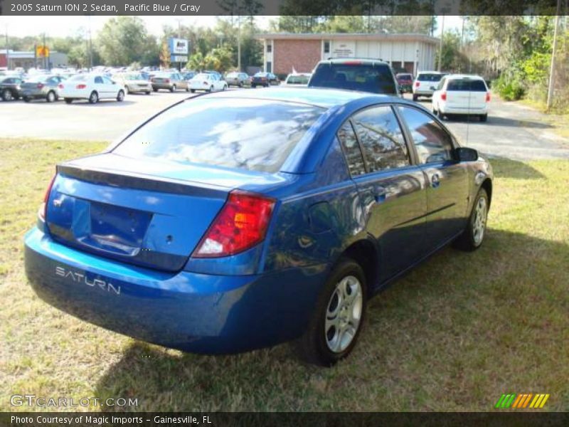 Pacific Blue / Gray 2005 Saturn ION 2 Sedan