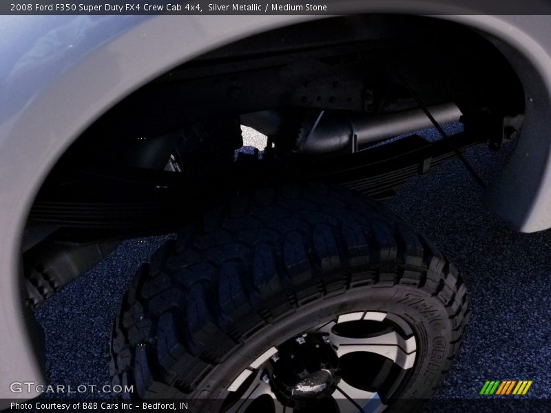Silver Metallic / Medium Stone 2008 Ford F350 Super Duty FX4 Crew Cab 4x4