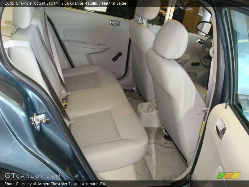 Blue Granite Metallic / Neutral Beige 2005 Chevrolet Cobalt Sedan