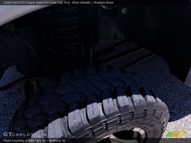 Silver Metallic / Medium Stone 2008 Ford F350 Super Duty FX4 Crew Cab 4x4