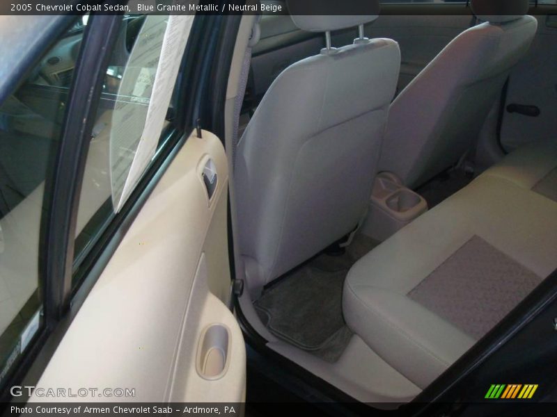 Blue Granite Metallic / Neutral Beige 2005 Chevrolet Cobalt Sedan