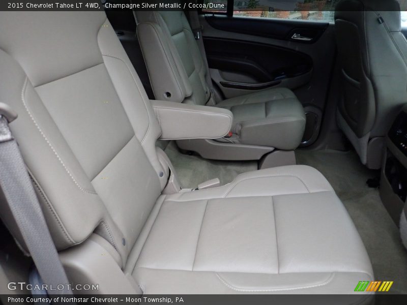 Champagne Silver Metallic / Cocoa/Dune 2015 Chevrolet Tahoe LT 4WD