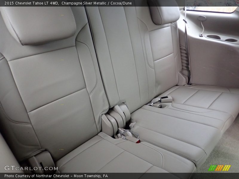 Champagne Silver Metallic / Cocoa/Dune 2015 Chevrolet Tahoe LT 4WD