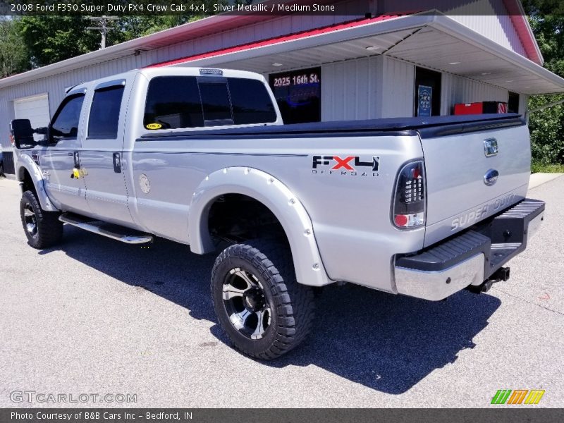 Silver Metallic / Medium Stone 2008 Ford F350 Super Duty FX4 Crew Cab 4x4