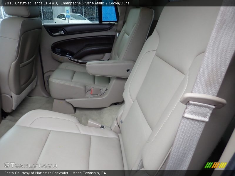 Champagne Silver Metallic / Cocoa/Dune 2015 Chevrolet Tahoe LT 4WD
