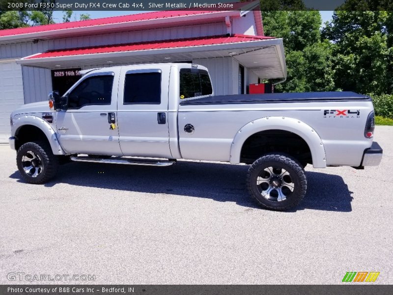 Silver Metallic / Medium Stone 2008 Ford F350 Super Duty FX4 Crew Cab 4x4