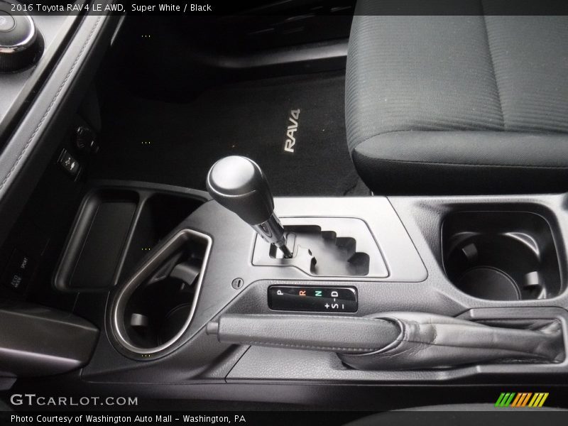Super White / Black 2016 Toyota RAV4 LE AWD