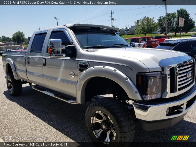 Silver Metallic / Medium Stone 2008 Ford F350 Super Duty FX4 Crew Cab 4x4
