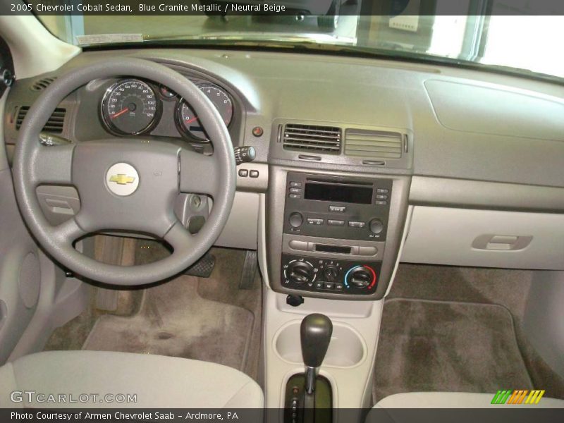 Blue Granite Metallic / Neutral Beige 2005 Chevrolet Cobalt Sedan