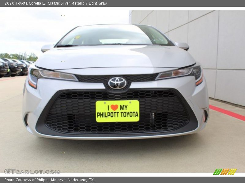 Classic Silver Metallic / Light Gray 2020 Toyota Corolla L