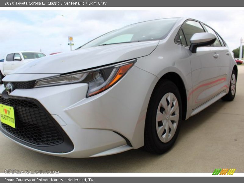 Classic Silver Metallic / Light Gray 2020 Toyota Corolla L