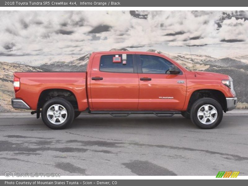 Inferno Orange / Black 2018 Toyota Tundra SR5 CrewMax 4x4