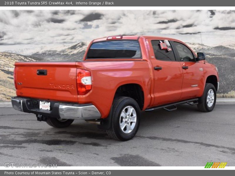 Inferno Orange / Black 2018 Toyota Tundra SR5 CrewMax 4x4