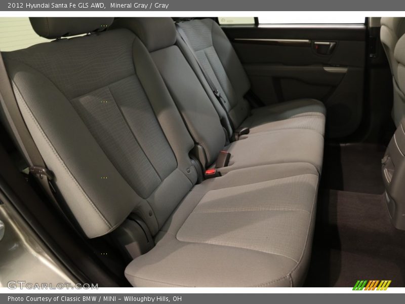 Mineral Gray / Gray 2012 Hyundai Santa Fe GLS AWD